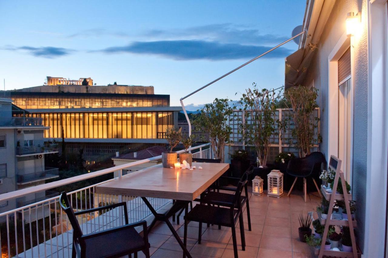 Acropolis View Deluxe Penthouse & Luxury Apartments アテネ エクステリア 写真